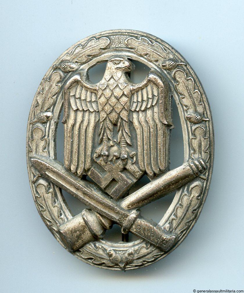 General assault badge - Gustav Brehmer, Markneukrichen