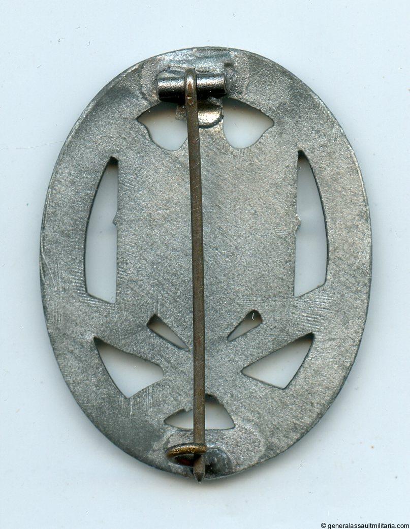 General assault badge – Biedermann & Co, Ober Kassel