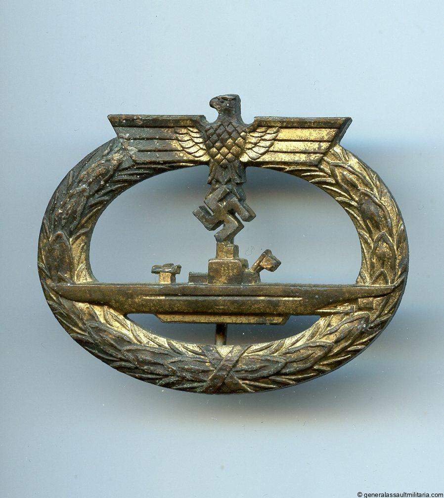 Kriegsmarine U-boat badge - Paul Meybauer, Berlin
