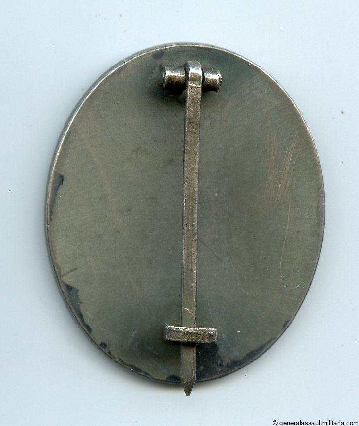 Wound badge in silver - L/17 Hermann Wernstein, Jena