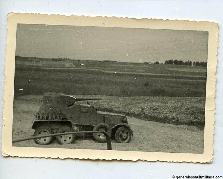 6x9cm photo with Sd.Kfz. 231 (6-Rad)