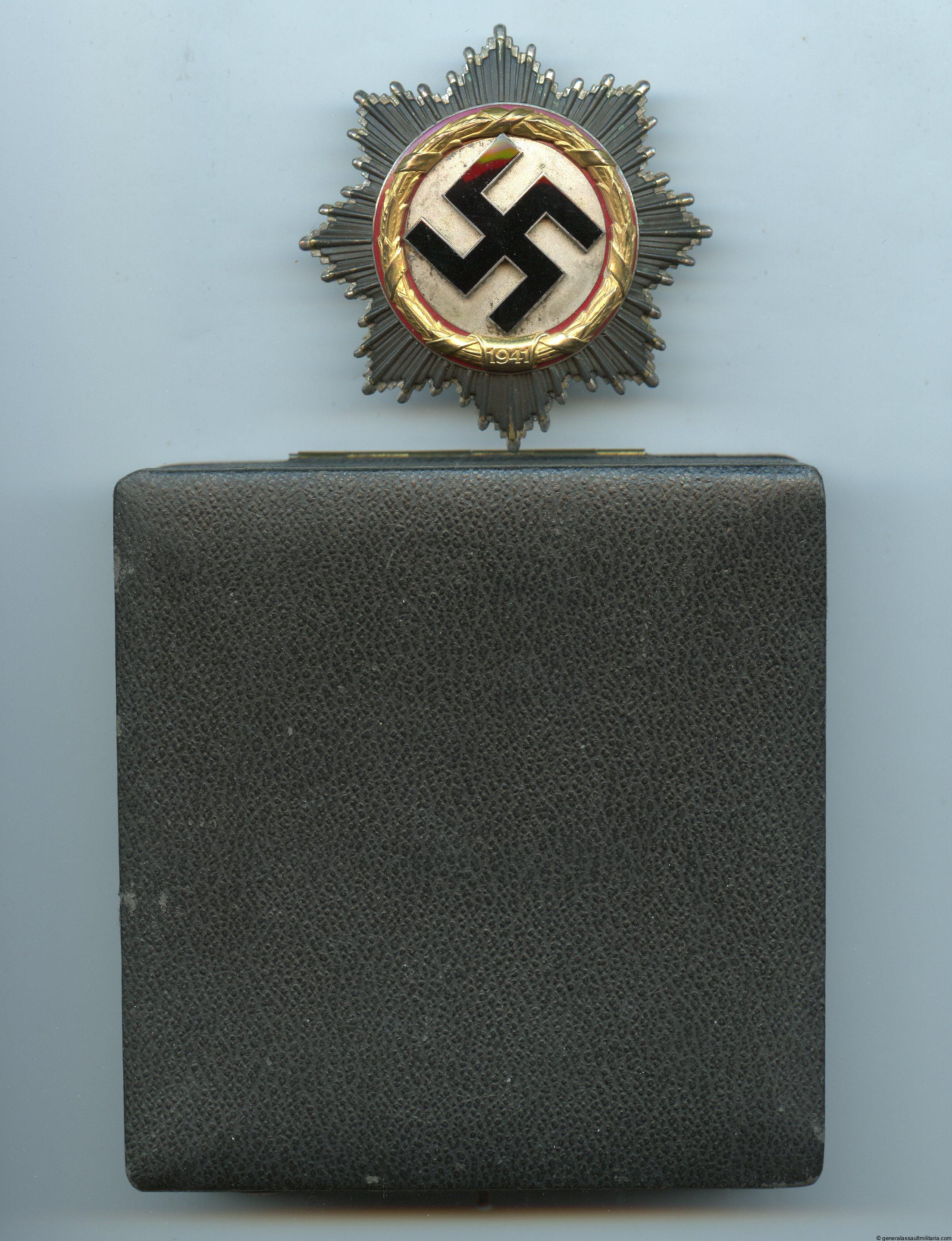 German cross in gold cased - MM1 Deschler & Sohn, München