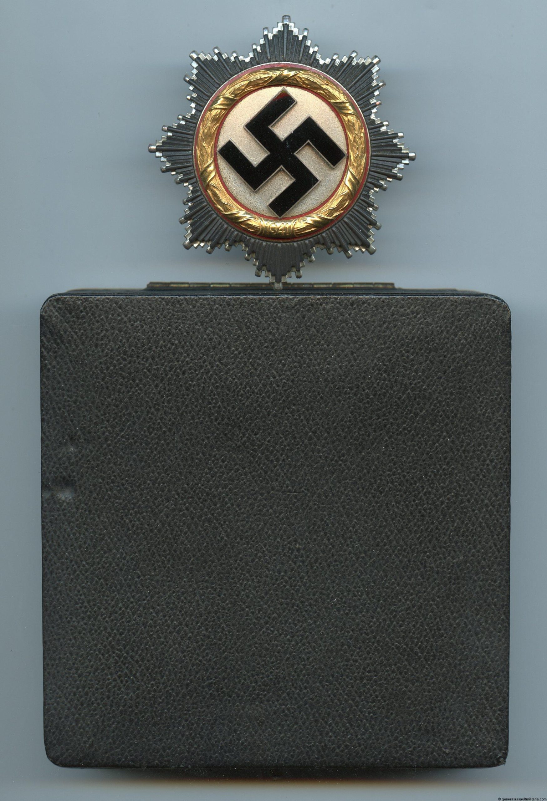 German cross in gold cased – MM20 C.F. Zimmermann, Pforzheim
