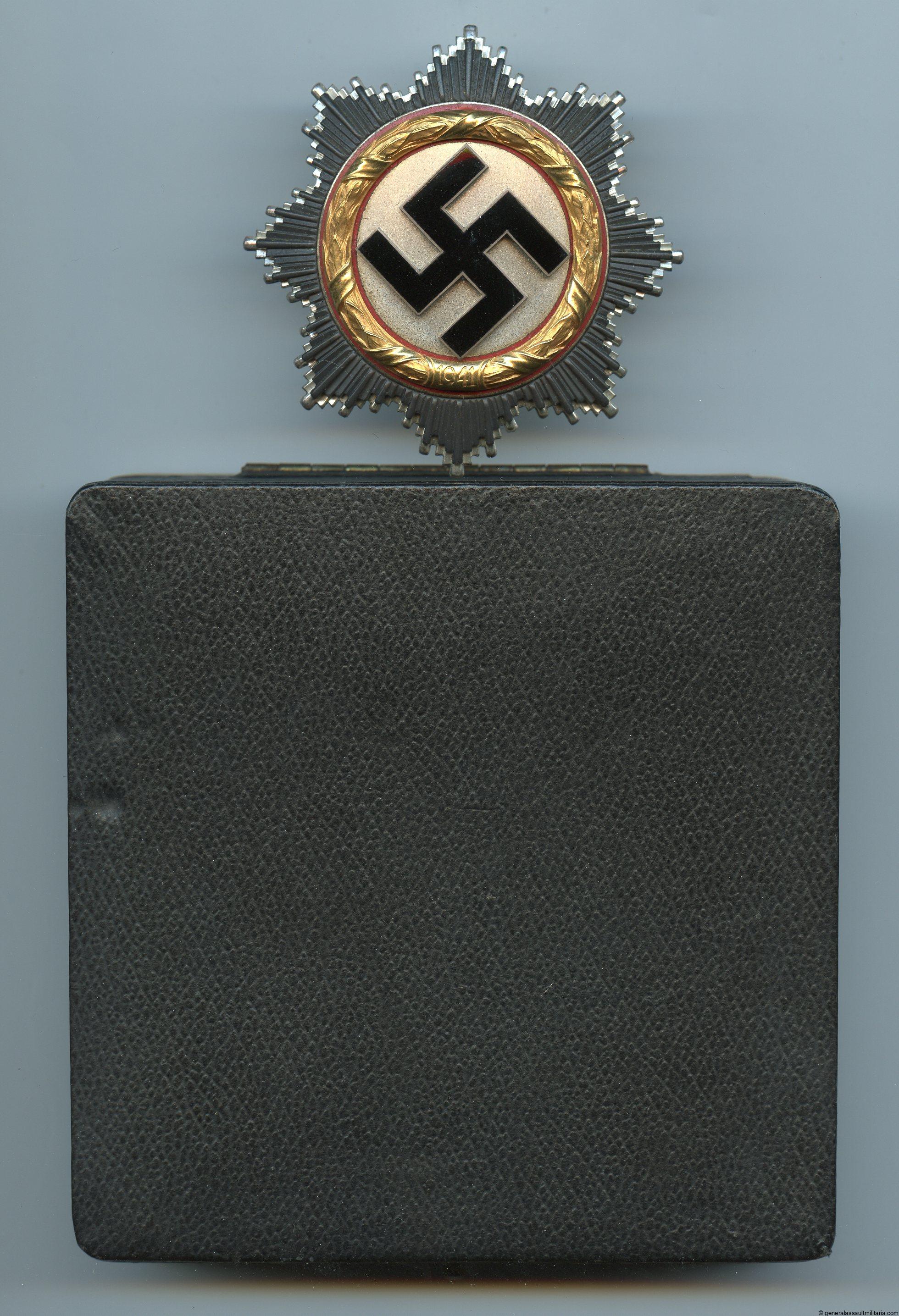 German cross in gold cased – MM20 C.F. Zimmermann, Pforzheim