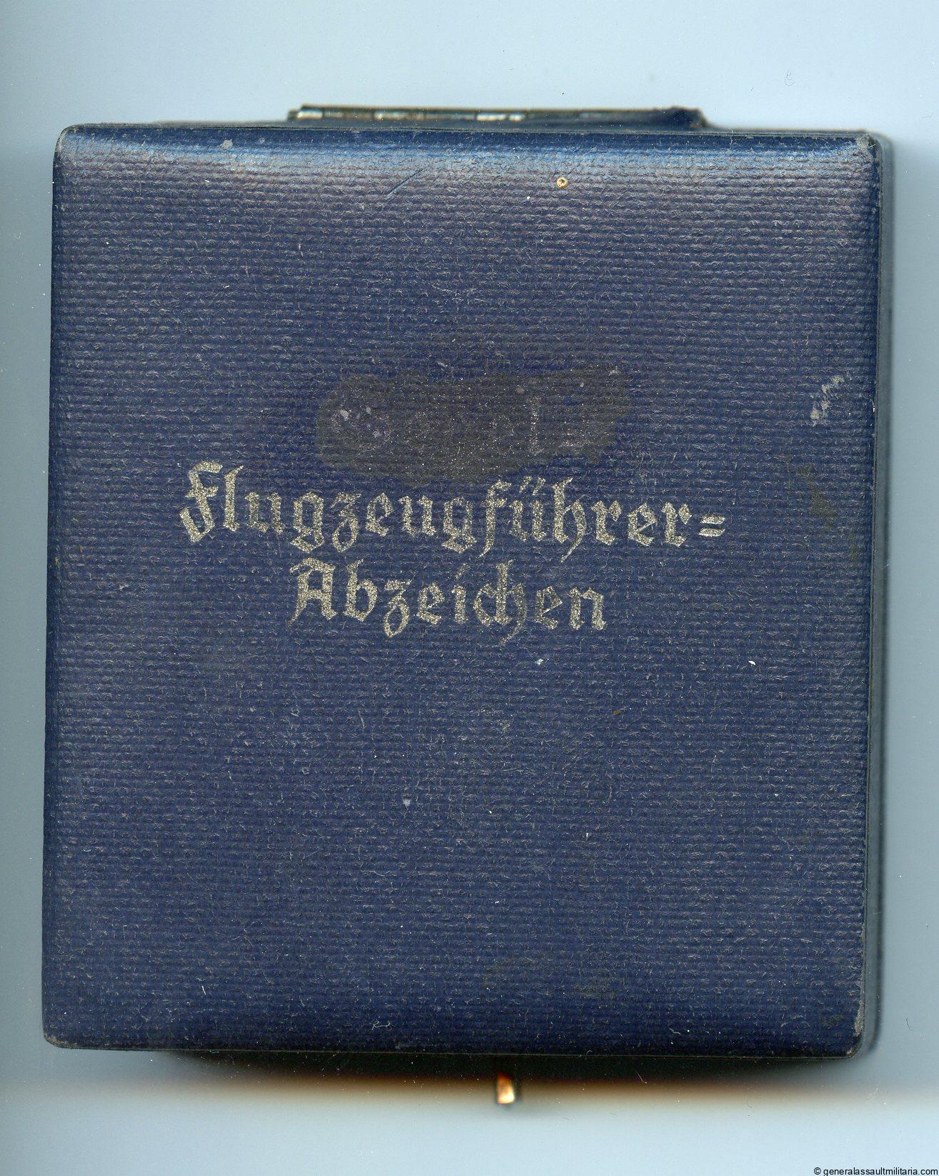 Luftwaffe glider pilot badge case