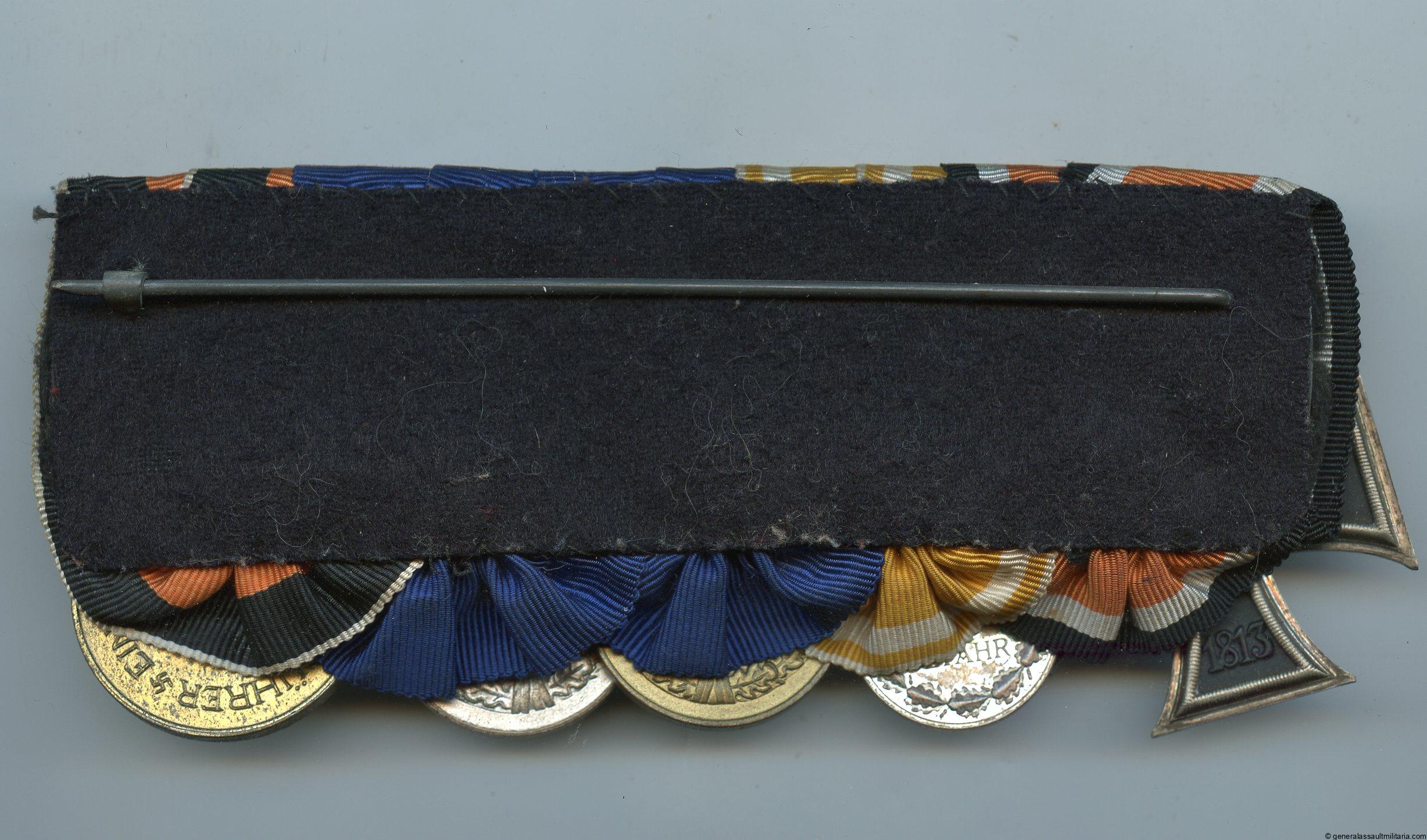 5 piece medal with Life saving medal