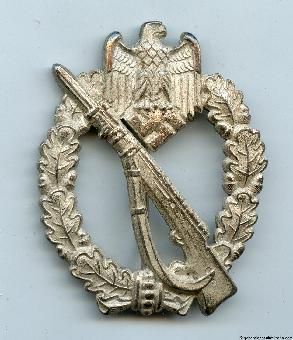 Infantry assault badge in silver – Josef Feix & Söhne, Gablonz