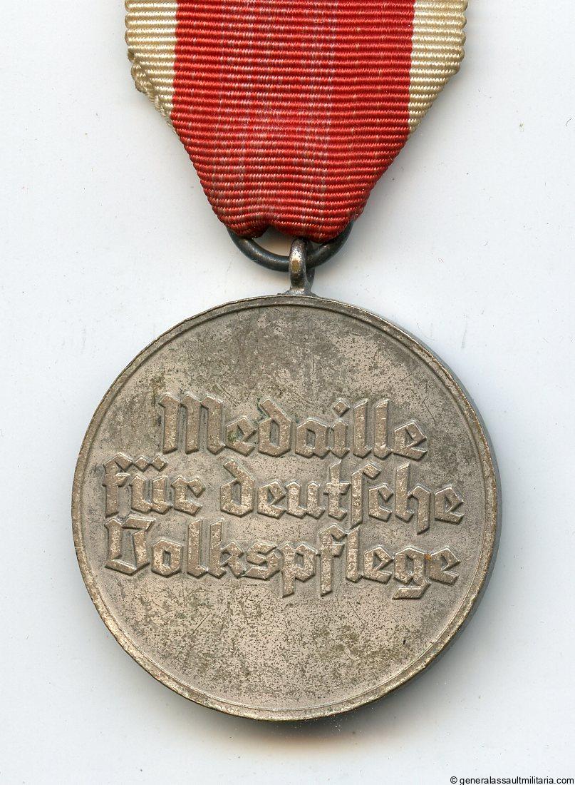 Volkspflege medal – unmarked