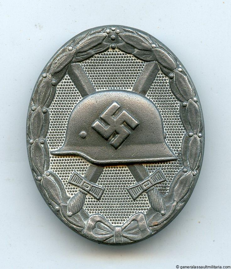 Wound badge in silver - L/56 Funke & Brünninghaus, Lüdenscheid