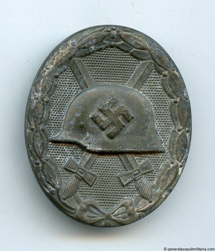 Wound badge in gold - L/17 Hermann Wernstein, Jena