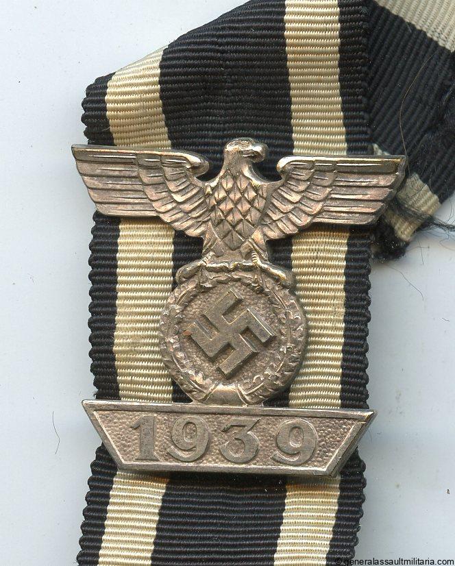 Iron cross second class repeat clasp – Otto Schickle, Pforzheim