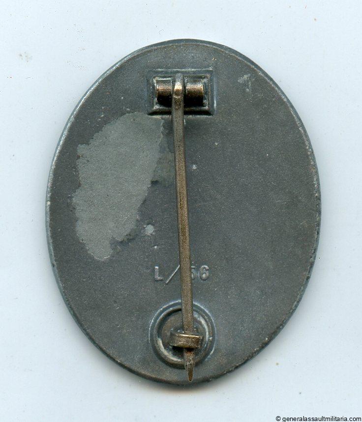 Wound badge in silver - L/56 Funke & Brünninghaus, Lüdenscheid