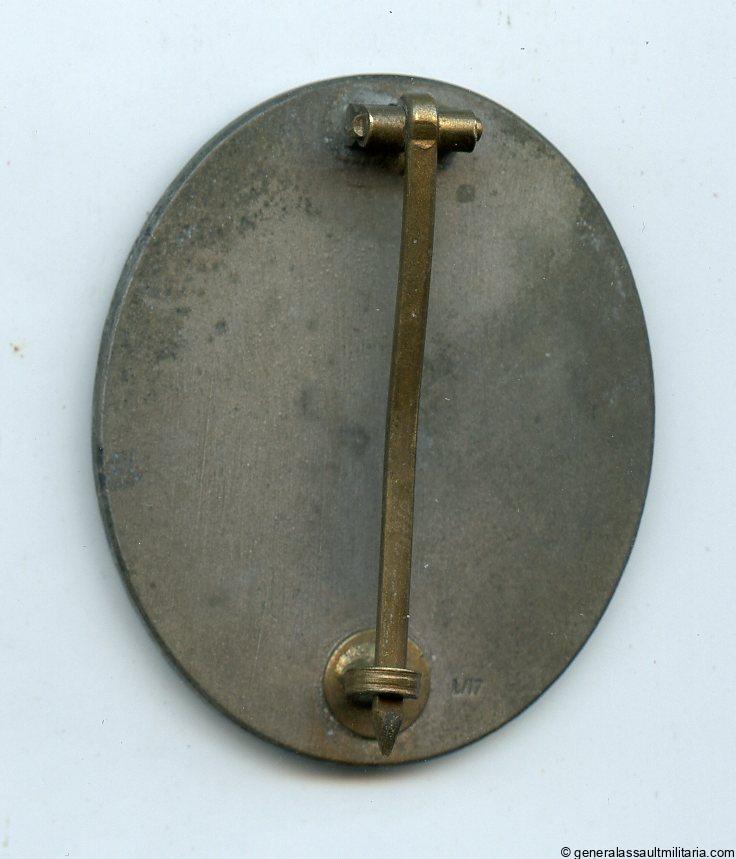Wound badge in gold - L/17 Hermann Wernstein, Jena
