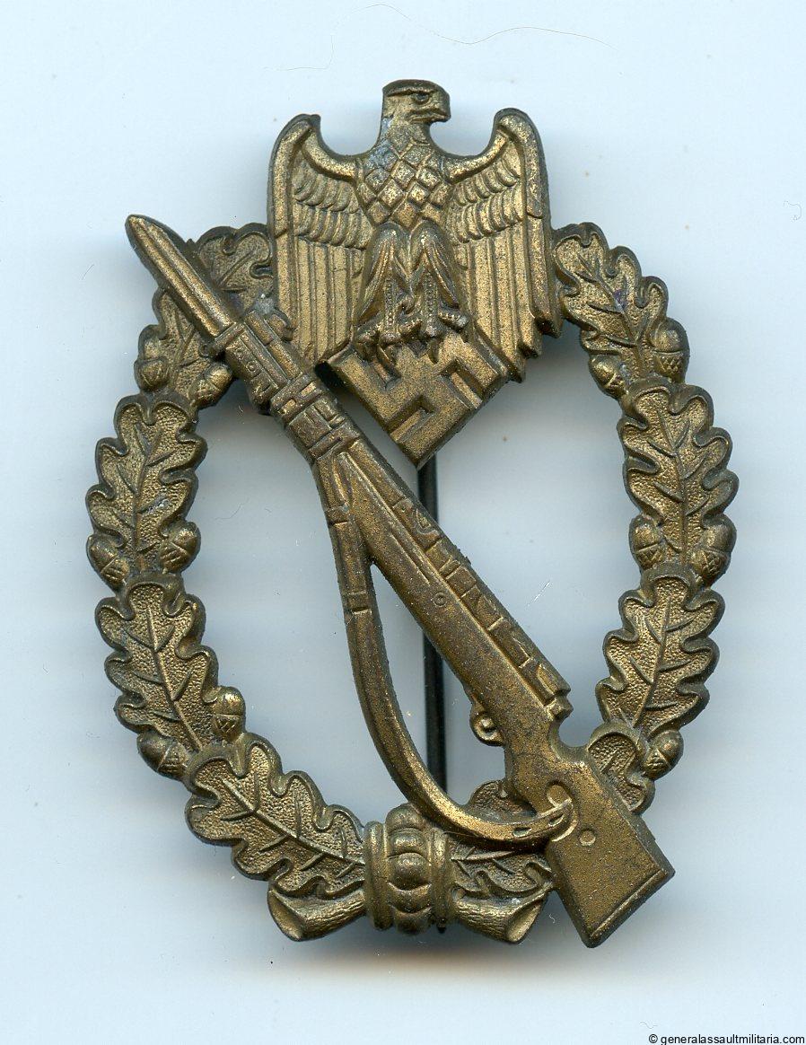 Infantry assault badge in bronze – Steinhauer & Lück, Lüdenscheid