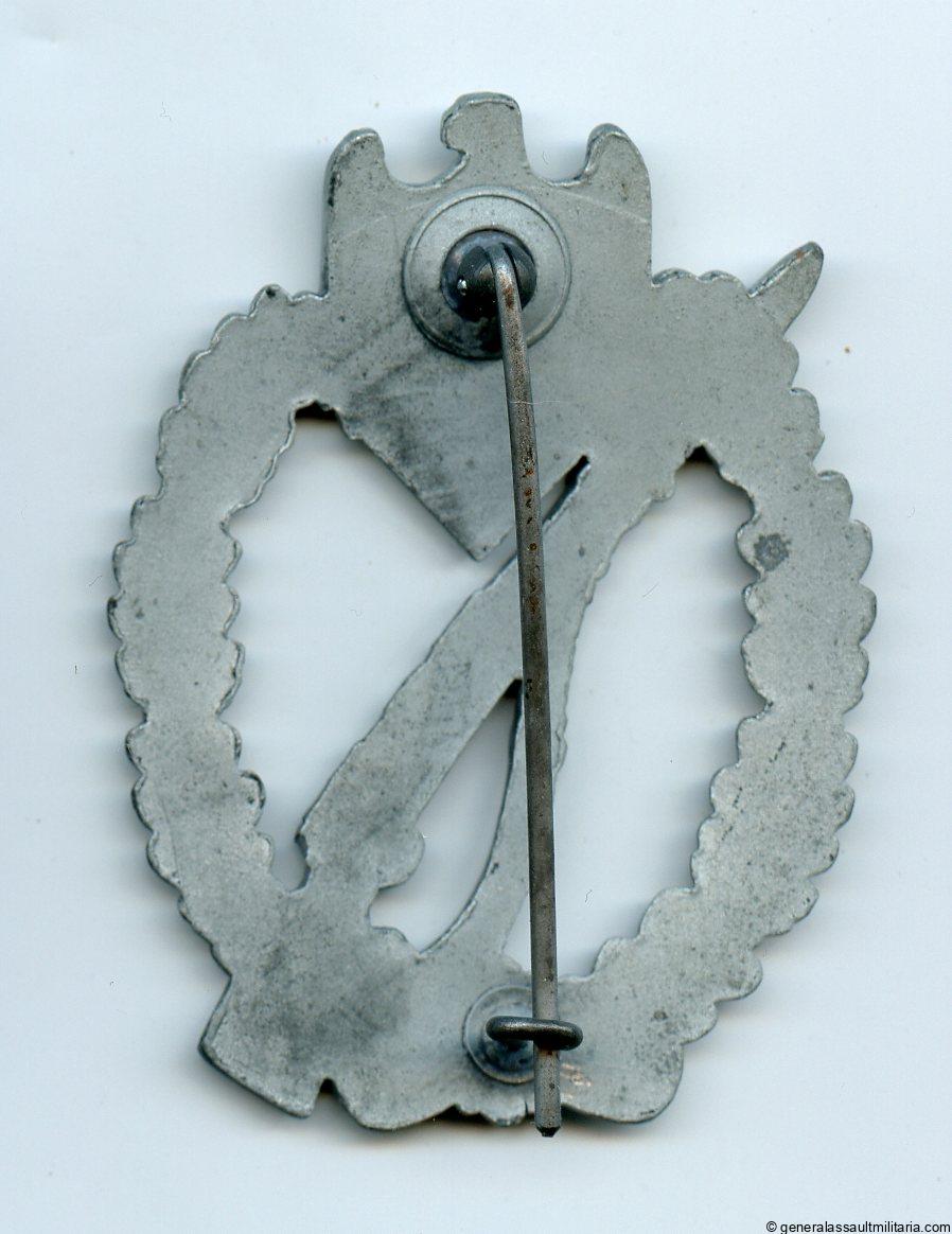 Infantry assault badge in silver – Josef Bergs & Co, Gablonz