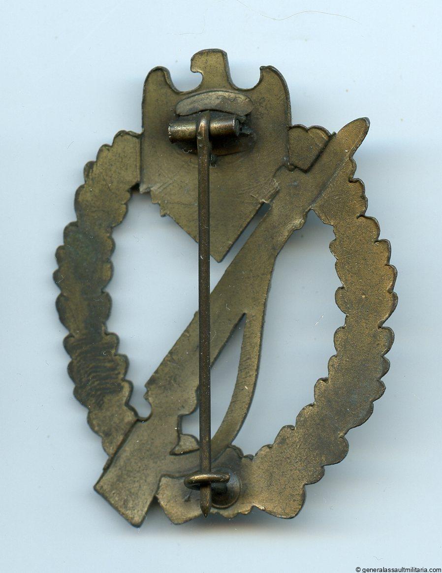 Infantry assault badge in bronze – Steinhauer & Lück, Lüdenscheid