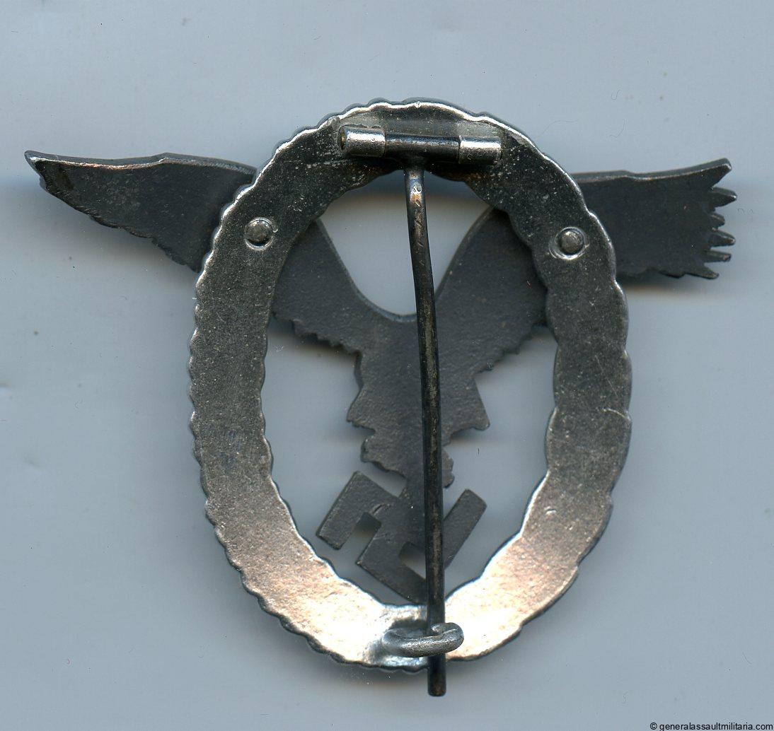 Luftwaffe pilot badge J2 - C.E. Juncker, Berlin