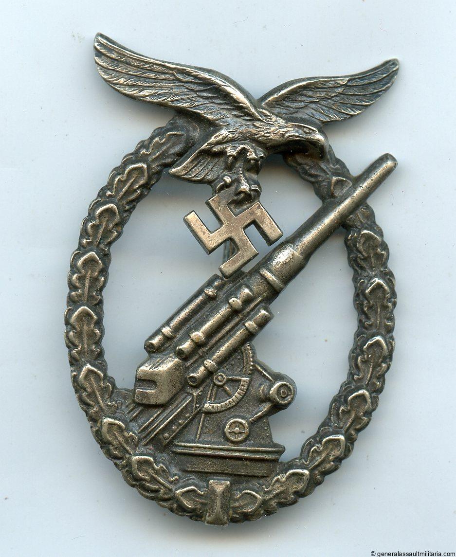 Luftwaffe Flak badge – J4 C.E. Juncker, Berlin