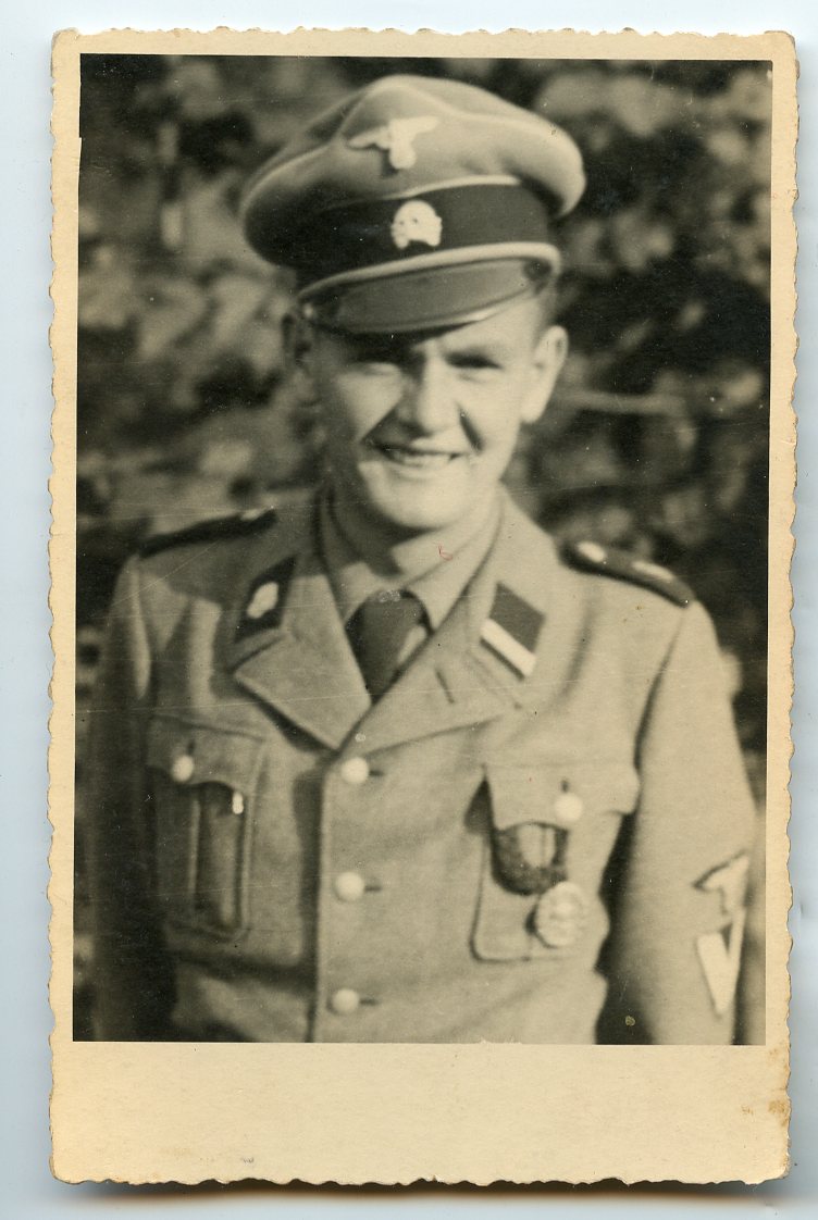SS Totenkopf portrait with early visor cap