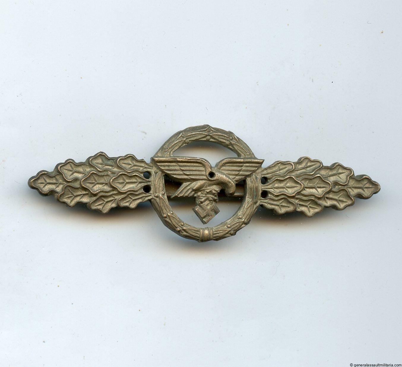 Luftwaffe transport clasp in silver - C.E. Juncker, Berlin