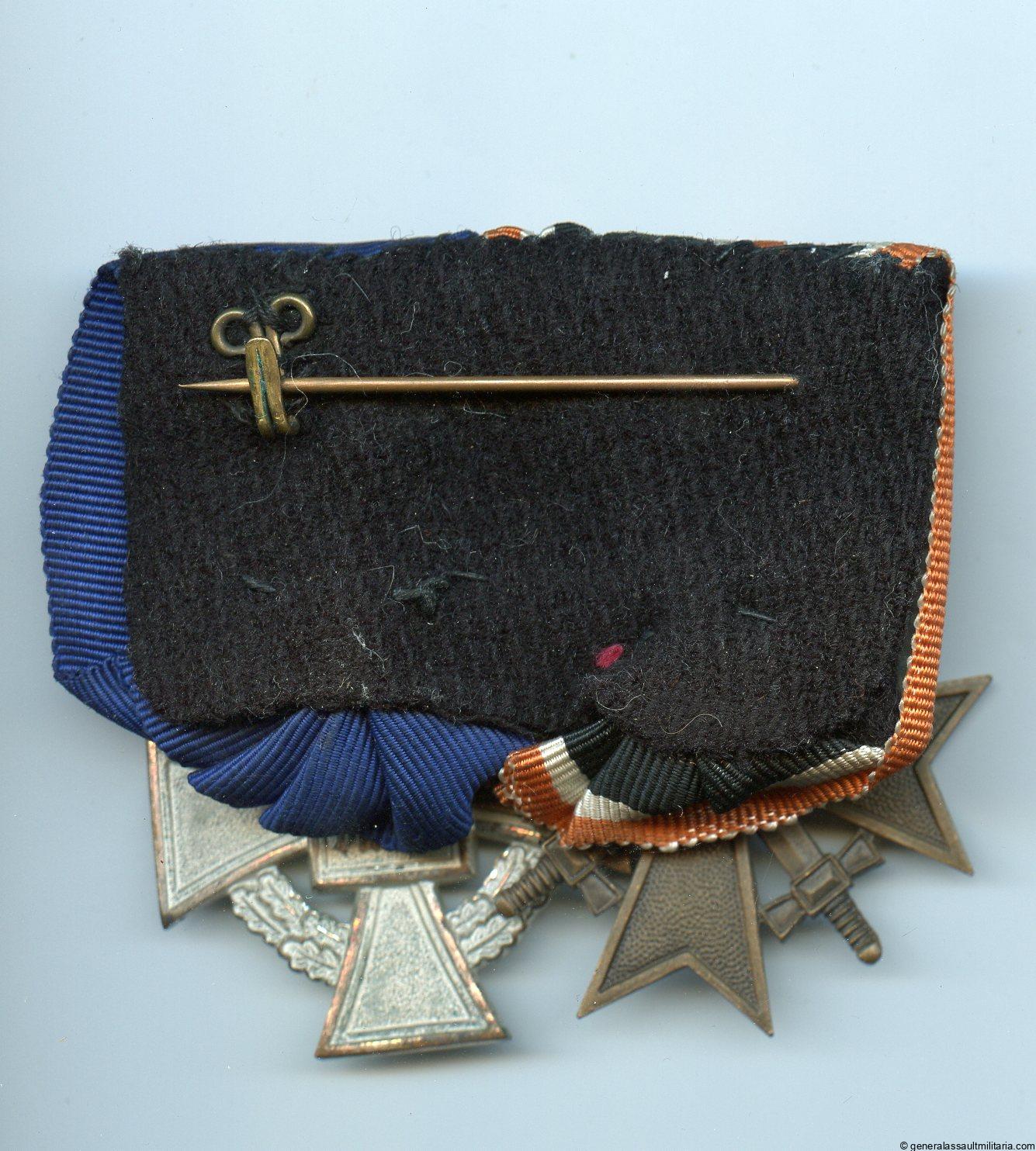 Two piece medal bar with KVk2 + 25 year TDA