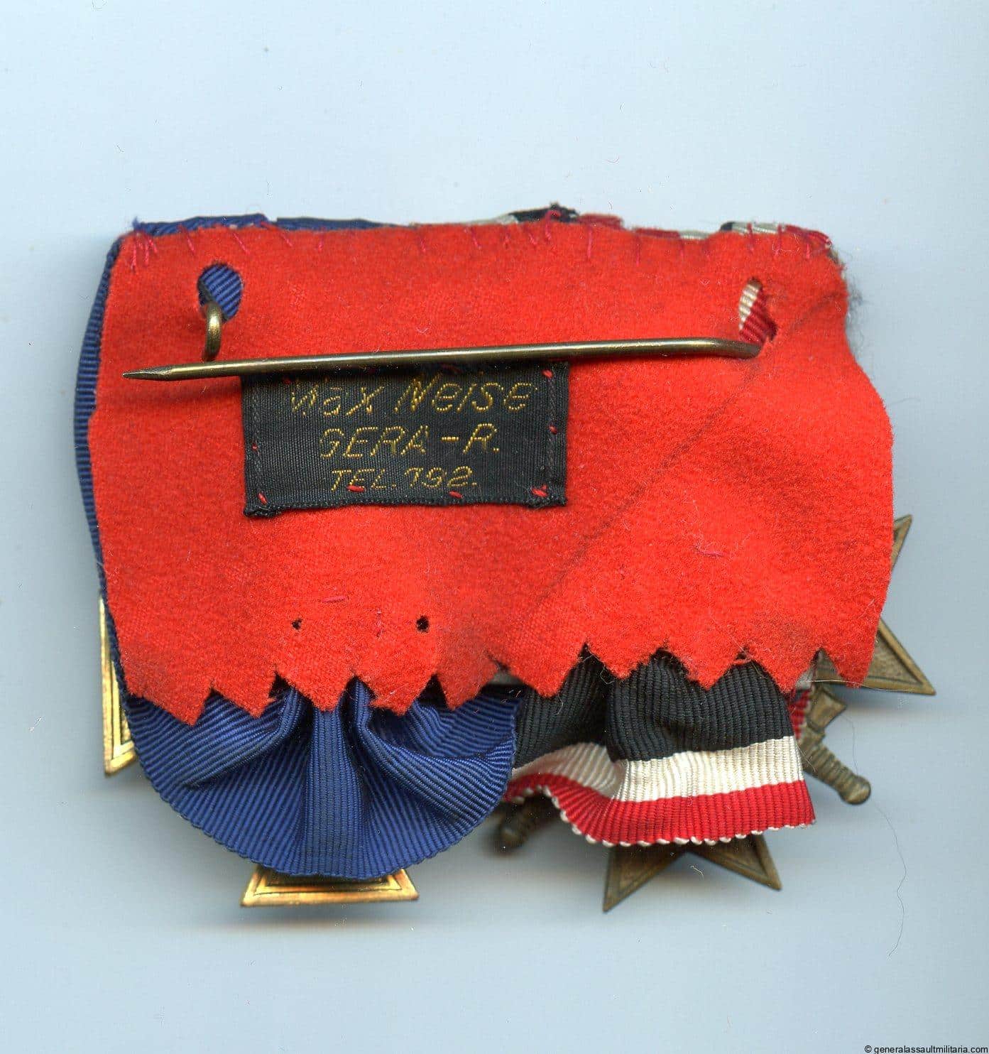 2 piece medal bar with KVK2 + 40 year TDA and maker