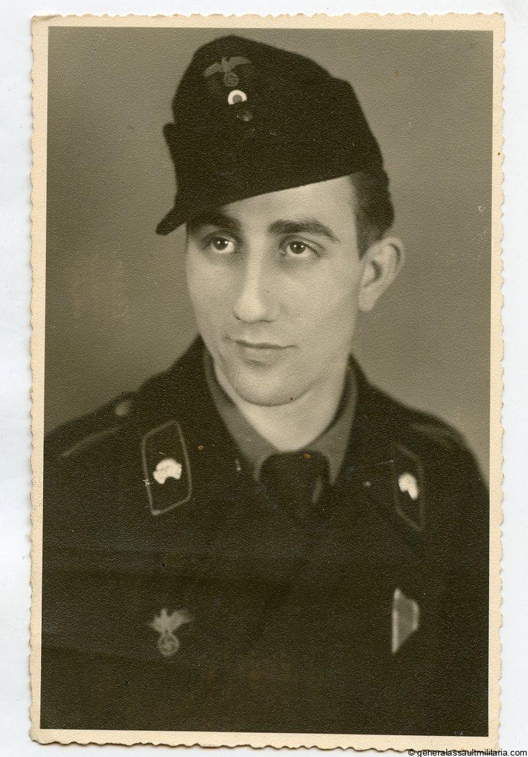 Heer Panzer portrait with M43 cap