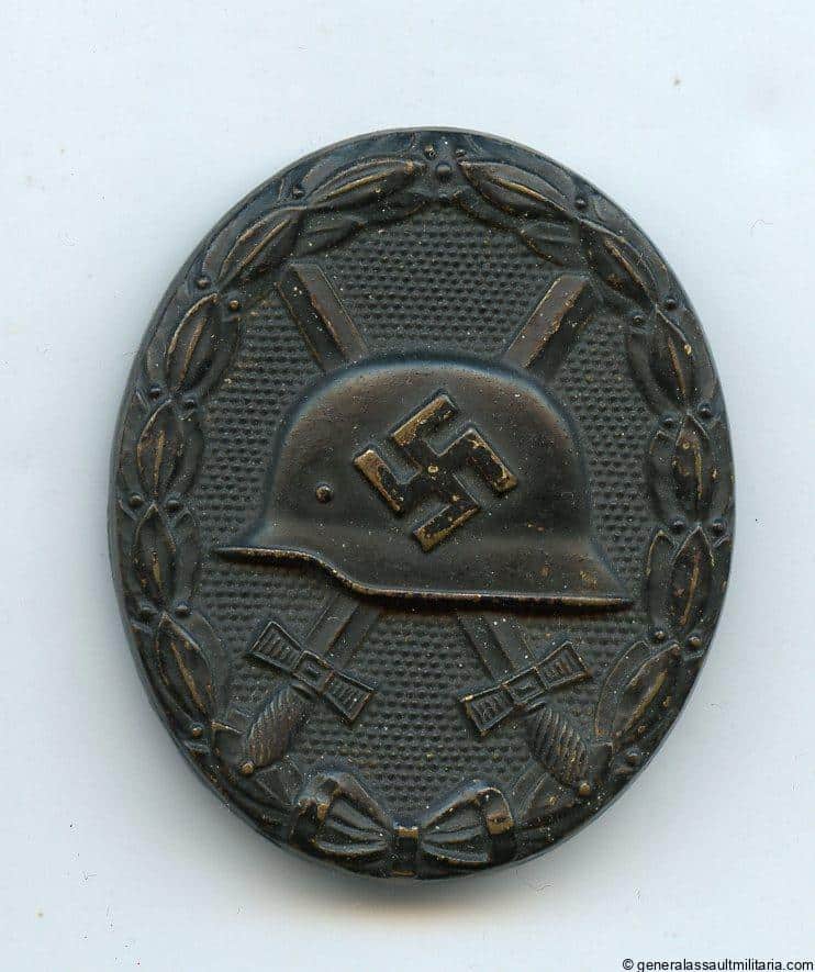Wound badge in black – Carl Poellath, Schrobenhausen