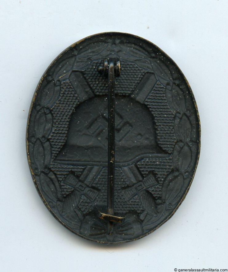 Wound badge in black – Carl Poellath, Schrobenhausen