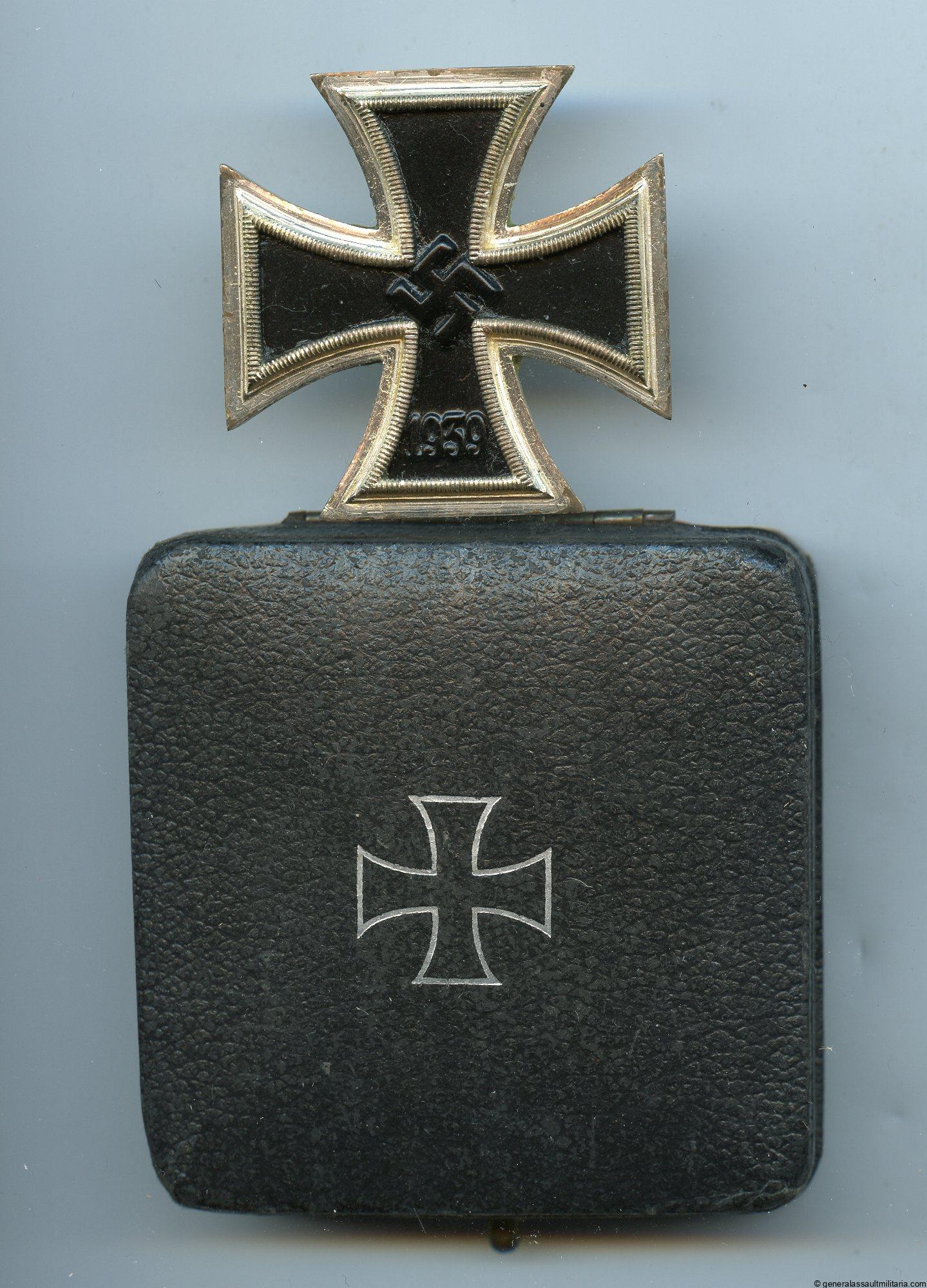 Iron cross 1st class cased – MM4 Steinhauer & Lück, Lüdenscheid