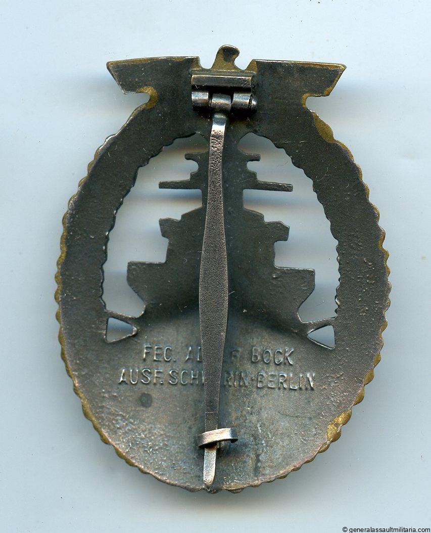 Kriegsmarine high seas fleet badge – Schwerin, Berlin