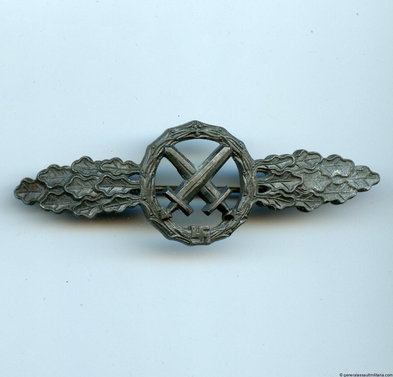 Luftwaffe Air to Ground clasp in bronze - Richard Simm & Söhne, Gablonz