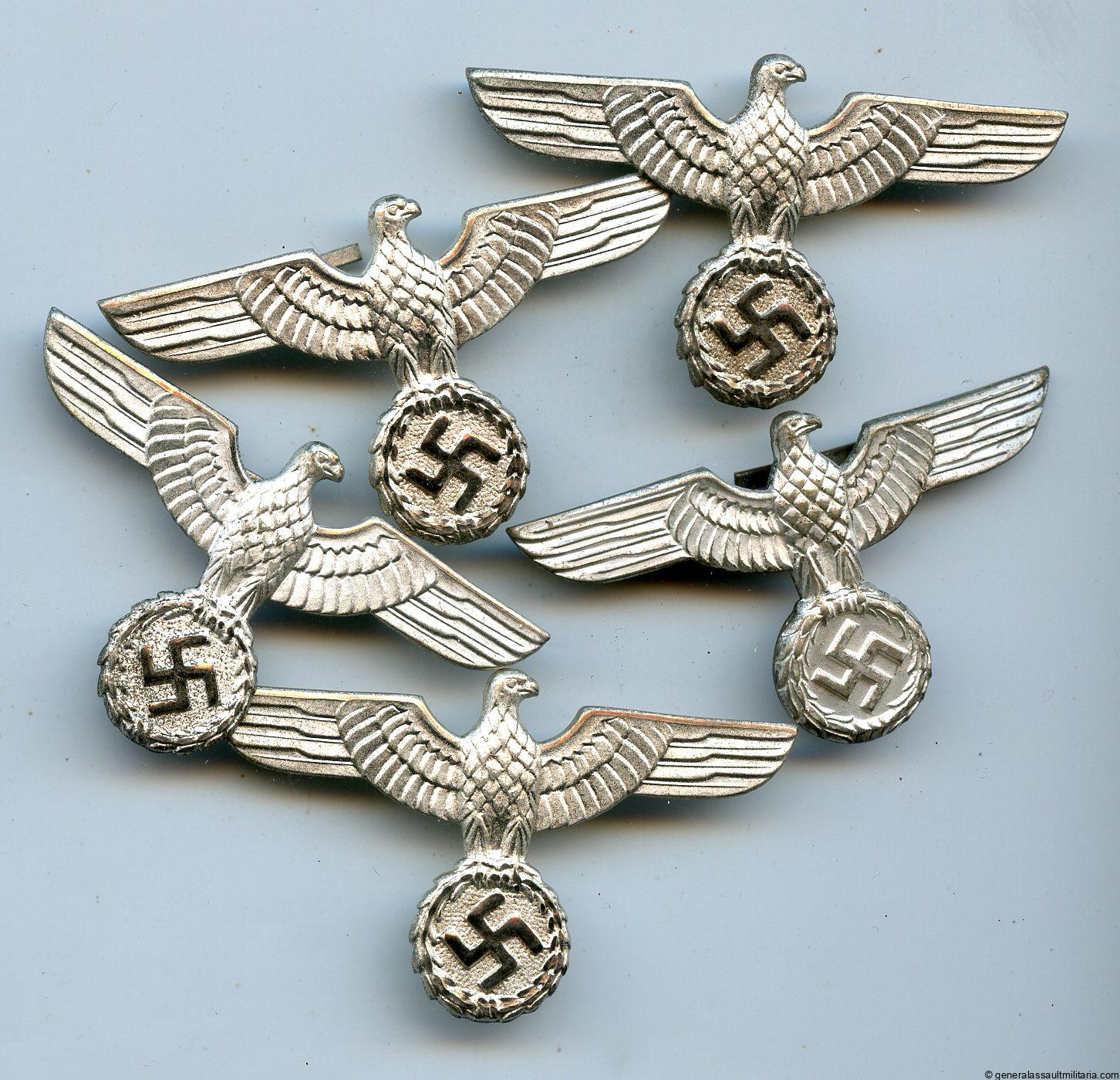 Heer cap eagle for a Reichswehr style cap