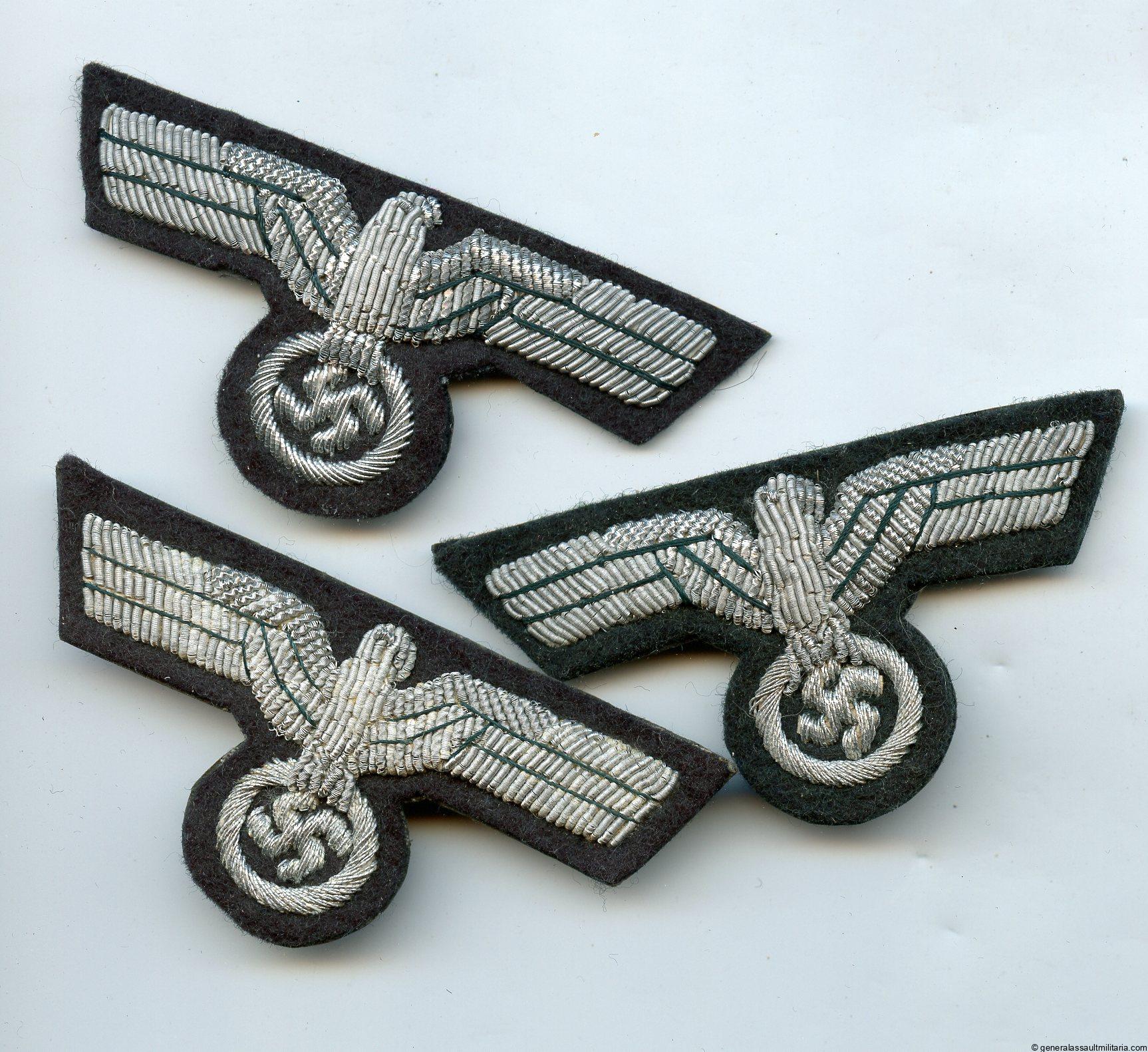 Heer bullion officers cap eagle