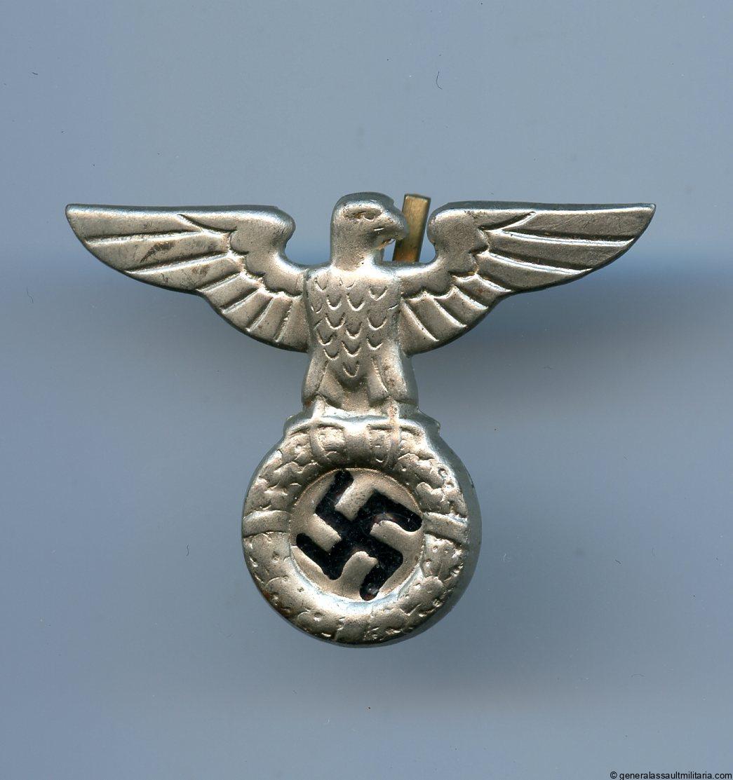 Early political NSDAP/SA/SS cap eagle