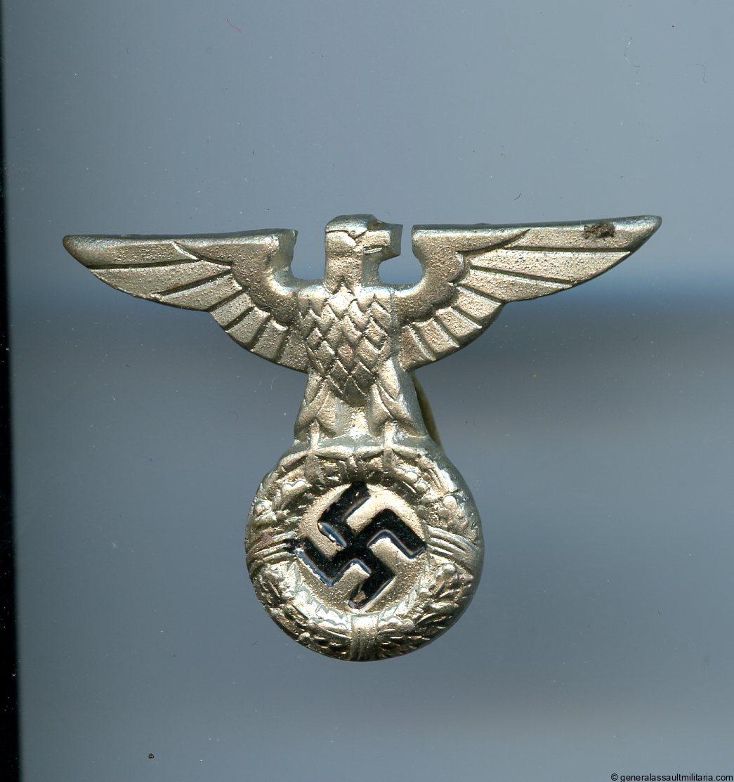 Early political NSDAP/SA/SS cap eagle - RZM 45