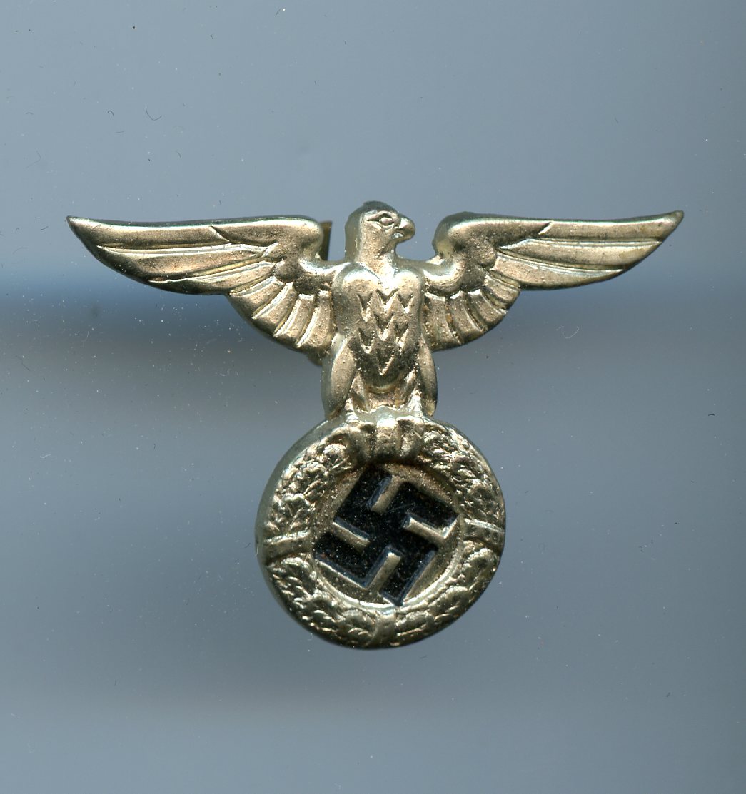 Early political NSDAP/SA/SS cap eagle