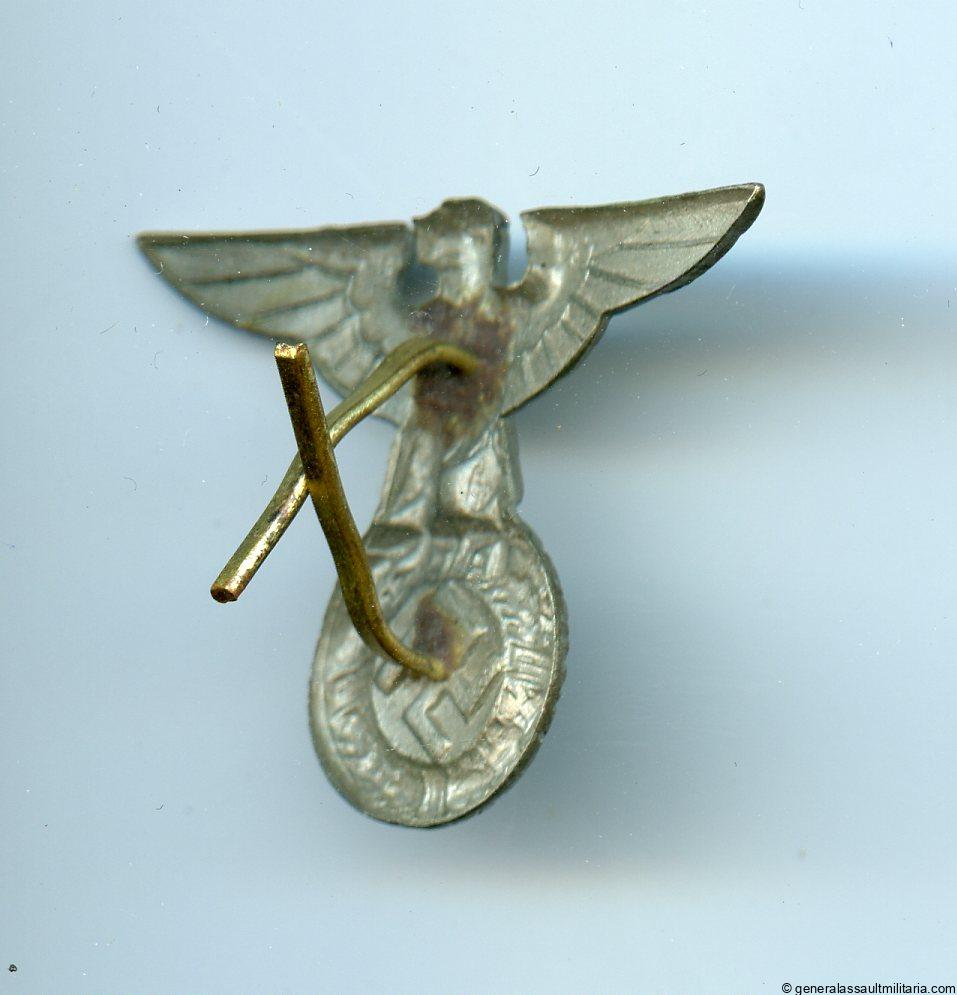 Early political NSDAP/SA/SS cap eagle - RZM 45