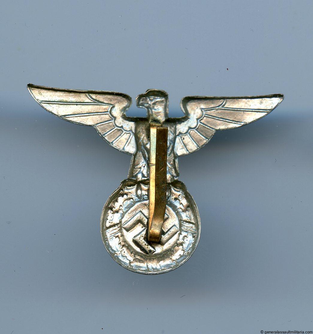 Early political NSDAP/SA/SS cap eagle