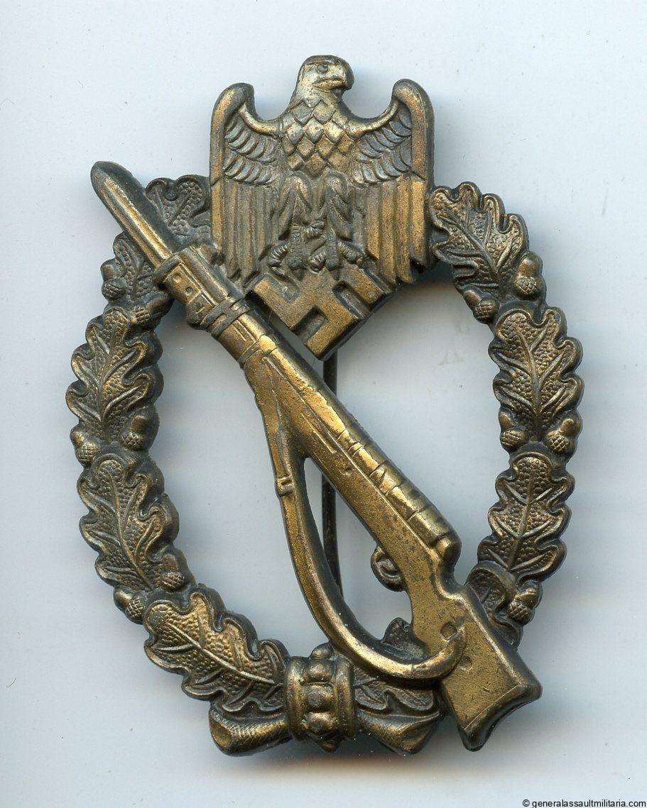 Infantry assault badge in bronze – Rudolf Karneth, Gablonz