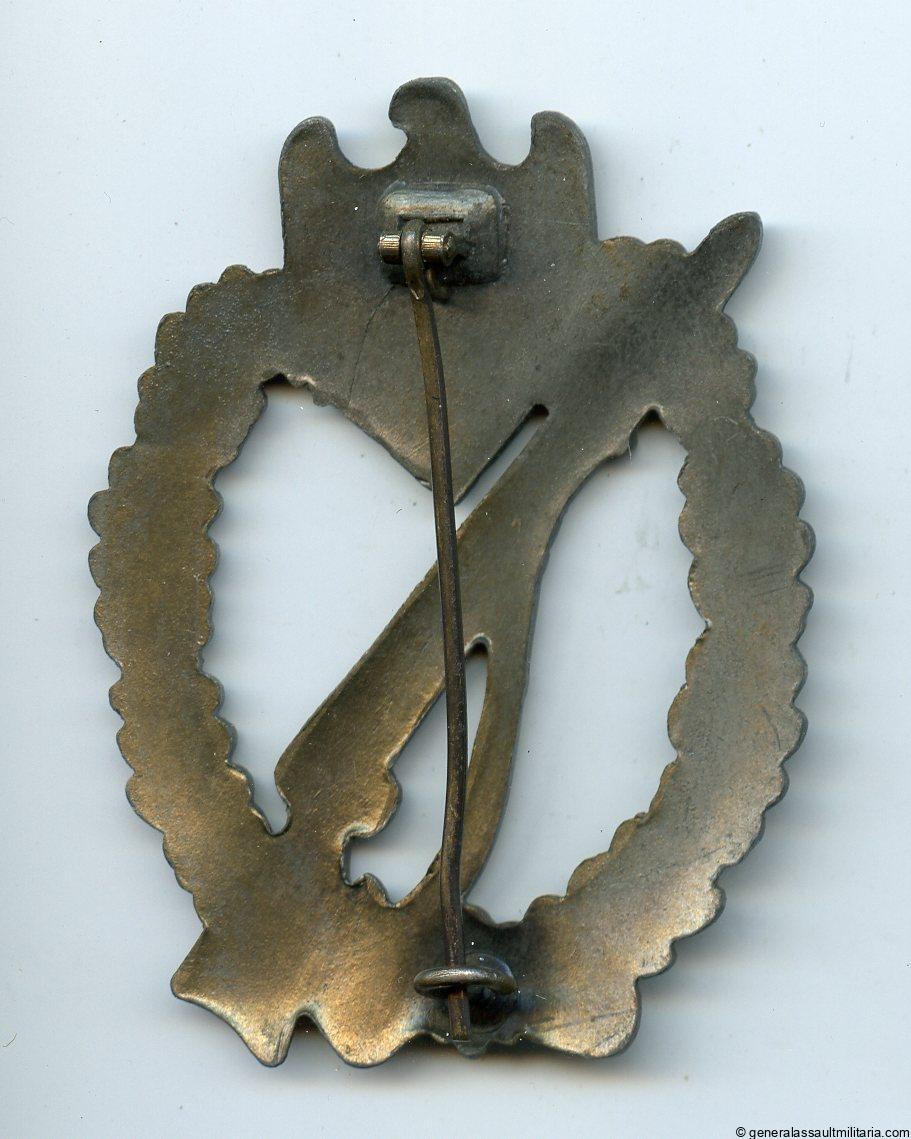 Infantry assault badge in bronze – Rudolf Karneth, Gablonz