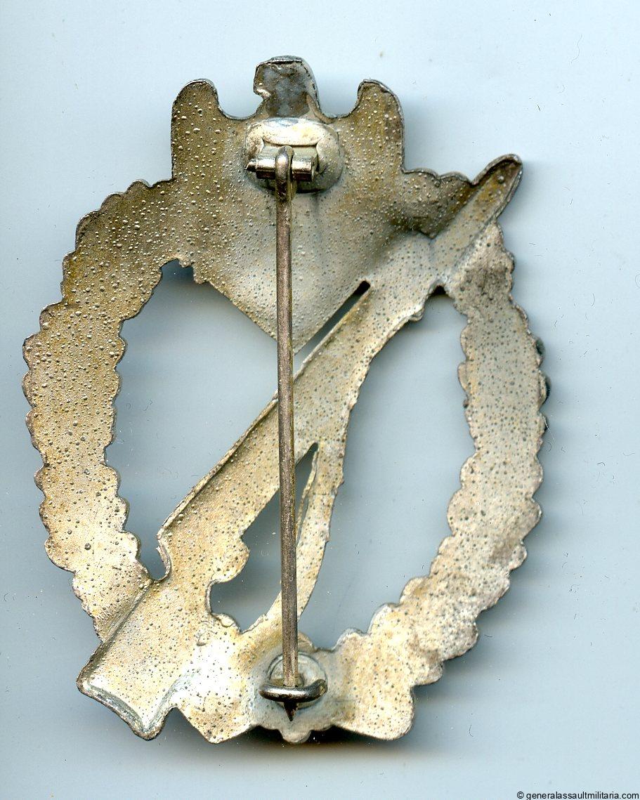 Infantry assault badge in silver – Rudolf Karneth, Gablonz