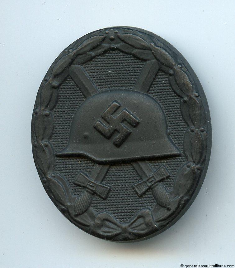 Wound badge in black - MM26 B.H. Mayer, Pforzheim