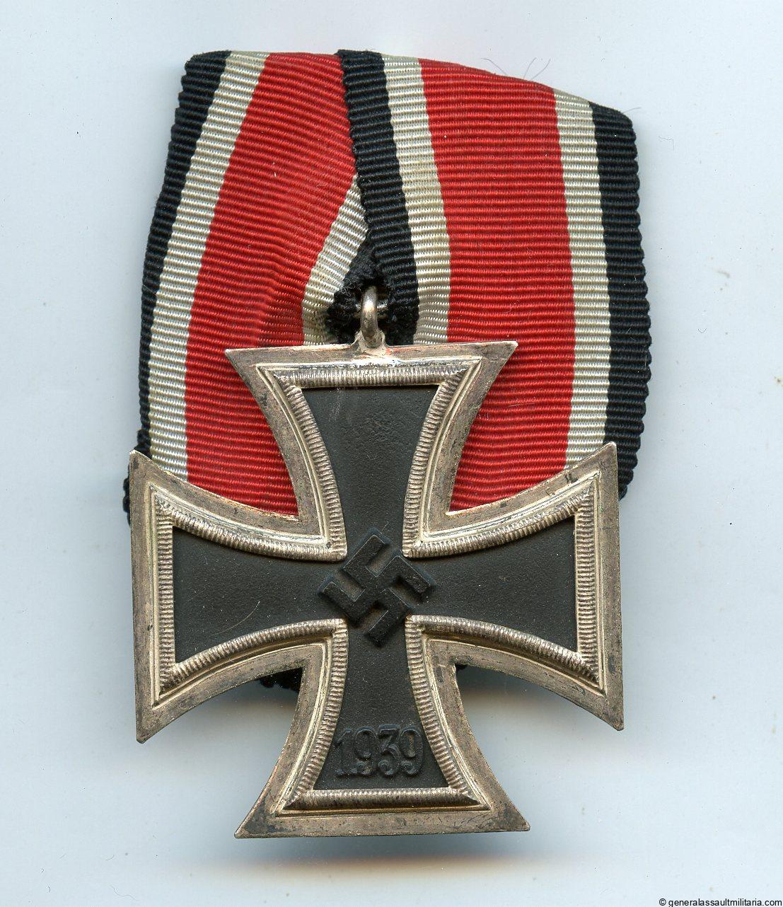 Iron cross 2nd class single medal bar - Wächtler & Lange, Mittweida