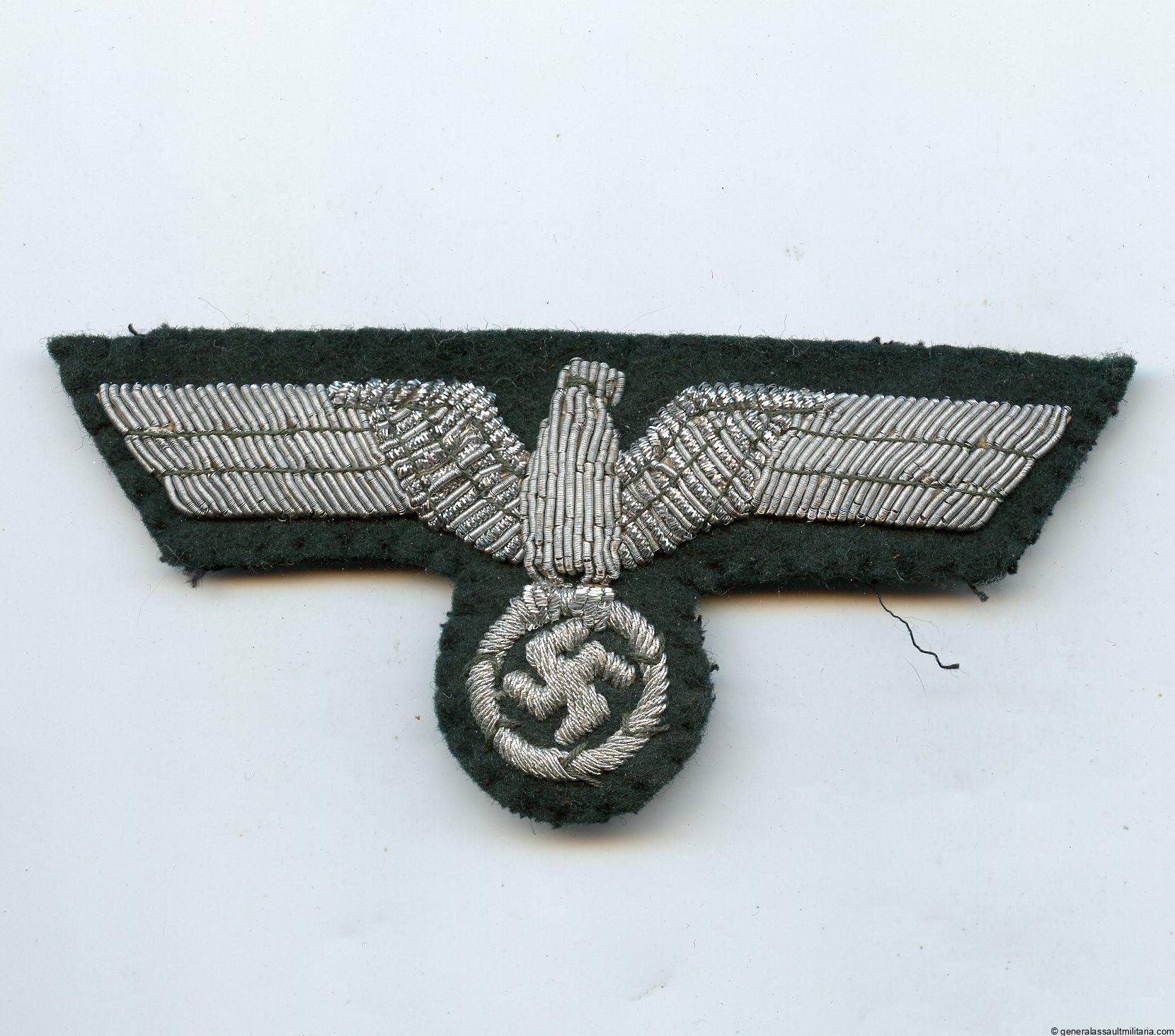 Heer officers bullion breast eagle