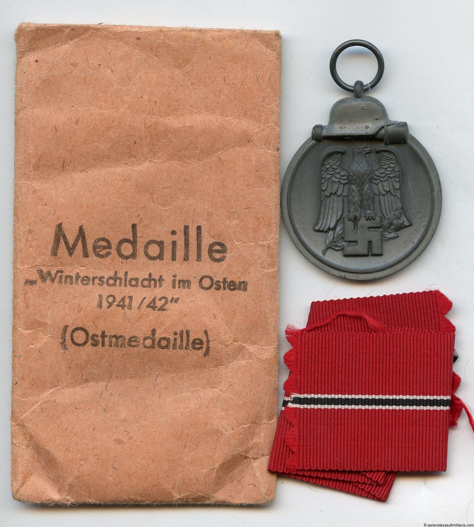 Ost medal + packet – Förster & Barth, Pforzheim