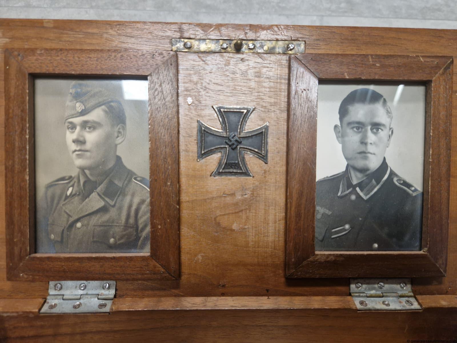 Remembrance box Heer + Totenkopf with 800 Juncker EK1