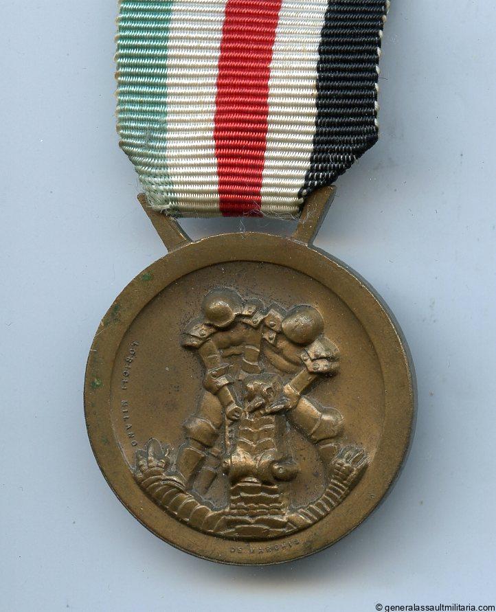 German-Italian Afrika medal – Lorioli Milano