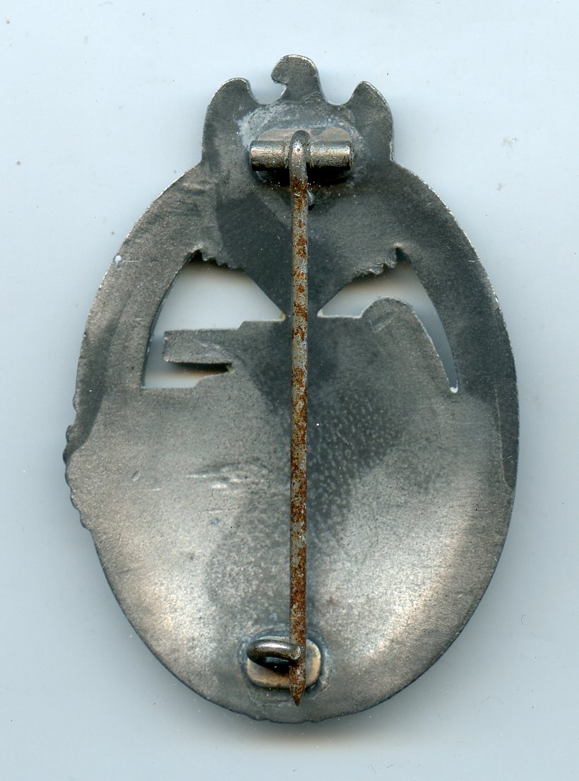 Panzer assault badge in silver – Frank & Reif, Stuttgart