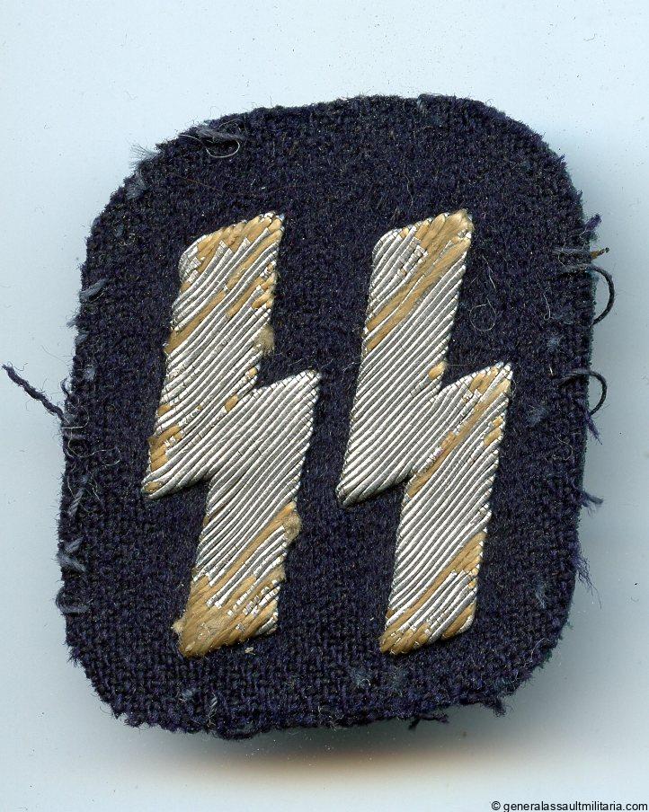 SS police runes as worn by various branches(blue/black)